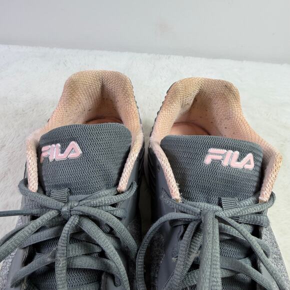 FILA Memory Primeforcer Gray/Pink Sneakers Women’s Size 11 - Picture 7 of 10